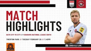 Bath City vs Truro City Vanarama National League South - Highlights